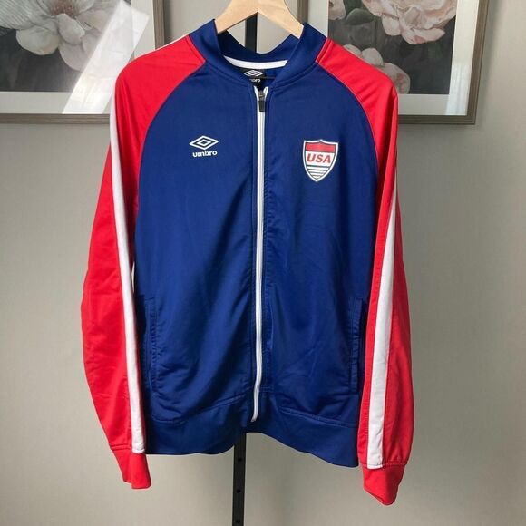 Vintage Y2K Style Umbro USA Track Jacket Size L - Picture 1 of 5
